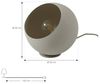 Lindby Tischleuchte Somolia, Metall, Creme IP20, 1 x 15 W LED Bild 5
