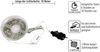 Northpoint LED-Lichterkette LED Effektlichterkette mit Musiksensor 100 LEDs IP44 10m lang Timer Bild 2