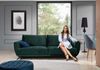Designer Sofa Megan mit Schlaffunktion und Stauraum Grün Bild 3