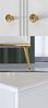 Sideboard Goldin Kommode 160x40x85cm weiß goldfarben / Front Hochglanz Bild 5