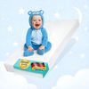 Best For Kids COMFORT Matratze Maxi - 60 x 120 x 10 cm - nachhaltig - lässt sich einrollen - auf Schadstoffe geprüft - Qualitätssiegel - TÜV zertifiziert - 100% Polycotton - waschbarer Bezug Bild 1