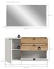 Garderoben-Set >Naro< in Weiß - 120x194x37cm (BxHxT) Bild 2