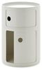 Kartell Componibili Big, Container 2-fächer, Durchmesser 42 cm, Weiss Bild 2