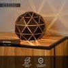 LUCIDE OTONA - Tischlampe - Ø 25 cm - 1xE27 - Schwarz Bild 3