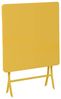 Hespéride - Quadratischer klappbarer Gartentisch Greensboro Senfgelb - 2 Plätze - Senfgelb Bild 5