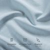 Laleni 2er-Set Premium Spannbettlaken 60x120-70x140 cm - Oeko-Tex Zertifiziert, 100% Baumwolle, atmungsaktives Spannbetttuch Jersey Baby, 150 g/m², Hellblau Bild 5