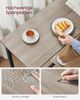VASAGLE Bartisch Bartisch-Set Stehtisch(100x40x90cm) mit 2 Barhockern,Greige meliert-tintenschwarz,LBTDE218B02 Bild 5