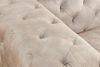 riess-ambiente Chesterfield-Sessel MODERN BAROCK 120cm champagner beige · Samt-Sessel mit Federkern (Einzelartikel, 1-St), Chesterfield · Ziersteppung · Rundum-Bezug · Lesesessel · Metallfüße Bild 4
