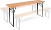 Stagecaptain Bierzeltgarnitur BBT-170 Hirschgarten Bierzelttisch 170 cm Natur 2x Set, (2-tlg), Bayerisches Flair zum Spartarif! Bild 4