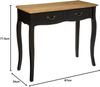 Konsole Chrysa schwarz - Schwarz - Atmosphera créateur d'intérieur Bild 3