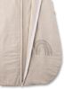SANETTA Baby-Schlafsack Beige | Praktischer und bequemer Unisex-Schlafsack aus Bio-Baumwolle. Baby-Schlafsack mit Reißverschluss und Regenbogen-Print | Baby Sleeping Bag Bild 3