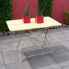 FRG Handels GmbH Gartentisch Klapptisch 9306 | Gartenmöbel | Robinienholz & Flachstahl verzinkt | 110x70 cm Bild 2