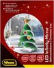 Idena 30549 - LED Infinity Mirror Weihnachtsbaum, ca. 27 x 8 x 40 cm, Deko Lampe mit 156 SMD-LEDs und 3D Effekt, Weihnachtsdeko für Innen, mit Netzteil und 3 m Zuleitung Bild 5