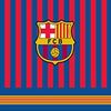 BERONAGE Kapuzenhandtuch FC Barcelona Kinder Kapuzen Bade-Poncho 60x120 cm Bademantel Poncho, 100% Baumwolle, Frottee in Velours-Qualität Bild 4