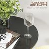 HOMCOM Bartisch Küchentisch für Wohnzimmer, Esszimmer (Esstsich, 1-St, Stehtisch), Stahl, Schwarz, Ø60 x 102 cm Bild 5