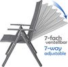 Gartenstuhl Riva - Hochlehner Stuhl klappbar - 7-Fach verst. Rückenlehne - Metall - Wetterfest Bild 3