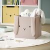 Zeller Present Aufbewahrungsbox "Hase", Musselin, Tiermotiv, kinderfreundlich, faltbar Bild 4