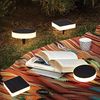 Arnusa LED Solarleuchte Solarlampe Tischlampe Akku 1300 mAh kabellos Gartenlampe Wandleuchte, Farbsteuerung, LED fest integriert, warmweiß, kaltweiß, ohne Stromanschluss Bild 3