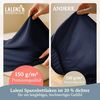 Laleni Premium Spannbettlaken Stubenwagen 40x90 cm - Oeko-Tex Zertifiziert, 100% Baumwolle, atmungsaktives Spannbetttuch Jersey Baby, 150 g/m², Dark Ocean Blue - Blau Bild 4