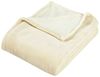 vidaXL Decke Creme 130x170 cm Polyester 136269 Bild 5