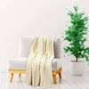 vidaXL Decke Creme 130x170 cm Polyester 136269 Bild 2