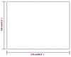 vidaXL Decke Creme 130x170 cm Polyester 136269 Bild 3