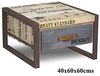 Couchtisch Mango 60x60x40 natur bedruckt FACTORY #127 Bild 4