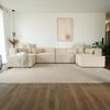 Home Deluxe - Modulares Sofa Hocker Verona - XXL Beige - 415 x 68 x 207 cm I Modulare Wohnlandschaft Modulsofa Bild 2