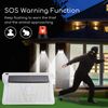 2er Pack Solar Sensor Wandleuchte Wandlampe 73LEDS 260 Lumen 6500K Kaltweiß Outdoor Lampe Außen Straßenlaterne Bild 4