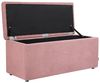 Ottomane mit Stauraum OREM Stoff Rosa Bild 4