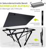 Goods+Gadgets Campingtisch Aluminium Campingtisch – Leicht, faltbar & wetterfest mit Tragetasche (Klappbarer Multifunktionstisch, mit aufrollbarer Tischplatte), & Tragetasche Bild 5