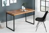 Massiver Schreibtisch Elements 120cm Sheesham Metall schwarz Bürotisch Tisch Massivholz Holztisch Bild 2