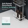 Mai & Mai Badregal Duschregal Standregal 3-stöckige aus Metall Bodenstehend Reglo-02, Rundumschutzleiste, Rutschfeste Fußpads, Pulverbeschichtung Bild 5