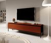 Selsey Bemmi TV-Lowboard TV-Schrank stehend, Ziegelrot mit Metallbeinen, 150 cm Bild 2
