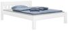 ERST-HOLZ Bett Massivholz-Bettgestell weiß 160x200 Doppelbett, Kieferwaschweiß Bild 5