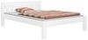ERST-HOLZ Bett Massivholz-Bettgestell weiß 160x200 Doppelbett, Kieferwaschweiß Bild 4