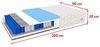 Selsey Lerand - Matratze, zweiseitige Taschenfederkernmatratze, 7 Zonen, HR-Schaum Kokosschicht, 20 cm hoch (90x200 cm) Bild 2