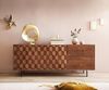 Sideboard Fevo 175 cm Akazie Braun 2 Türen 3 Schubfächer L-Fuß Bild 3