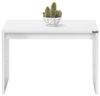 Hanah Home Stylish Coffee Table, Diamond White, 60 x 40 x 43 cm | 100% Melamine Coated Particle Board, 16 mm Thickness | Perfect for Modern Living Rooms & Spaces Bild 4