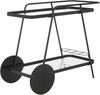 Safavieh Modern 2 Etagen Barwagen, Schwarz, 91 x 47 x 76 Bild 3