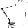 UNiLUX LED-Tischleuchte MAMBO LED 2. 0, schwarz Bild 2