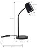 Lindby Schreibtischlampe Radka, Kunststoff Schwarz IP20, 1 x 10 W LED Bild 4