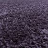Carpetsale24 Shaggy Hochflor Teppich Wohnzimmer 160 cm Rund Violett - Modern Flauschiger Teppich Extra Weich, Pflegeleicht und Einfarbig - Ideal als Teppich für Schlafzimmer, Esszimmer und Küche Bild 4