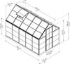 Palram - Canopia Aluminium Gewächshaus Harmony 610 Bild 5