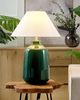 Tischleuchte CARETA Keramik Dunkelgrün Bild 2