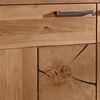 Lomadox Sideboard WINNIPEG-69, Kommode 171cm, Eiche massiv geölt, Hirnholz-Details, montiert Bild 3