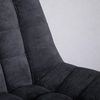 IDIMEX Drehstuhl VASILO, Bürostuhl höhenverstellbar mit Metallgestell und Cordstoff Schwarz Bild 3