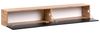 Wandmontierter TV-Schrank GLADSTONE Braun Schwarz Bild 4