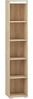 Standregal ""Avo"" Bücherregal 40cm Sonoma Eiche weiß anthrazit Bild 1