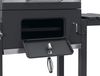 tepro 'Toronto Click' Holzkohlegrill mit Deckel, Edelstahl Schwarz, 115 x 67 x 107 cm Bild 3